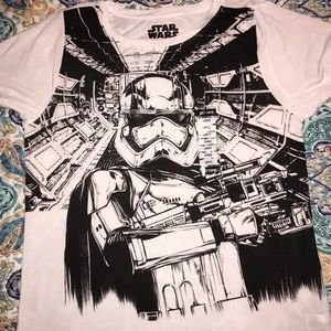 Jr L Storm Trooper Star Wars High-Low Tee